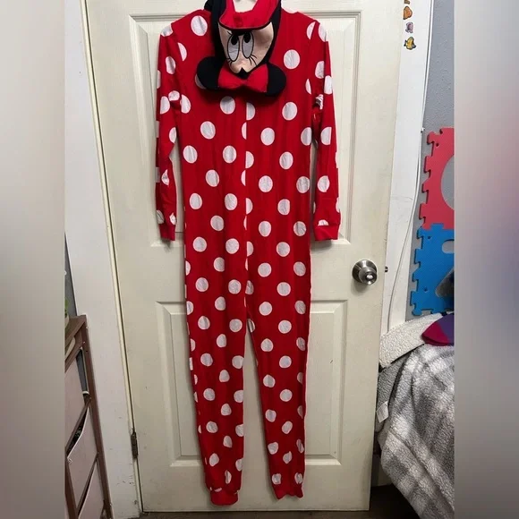 Minnie Mouse pajama disney park’s womens size XS zipper in front - Picture 4 of 7
